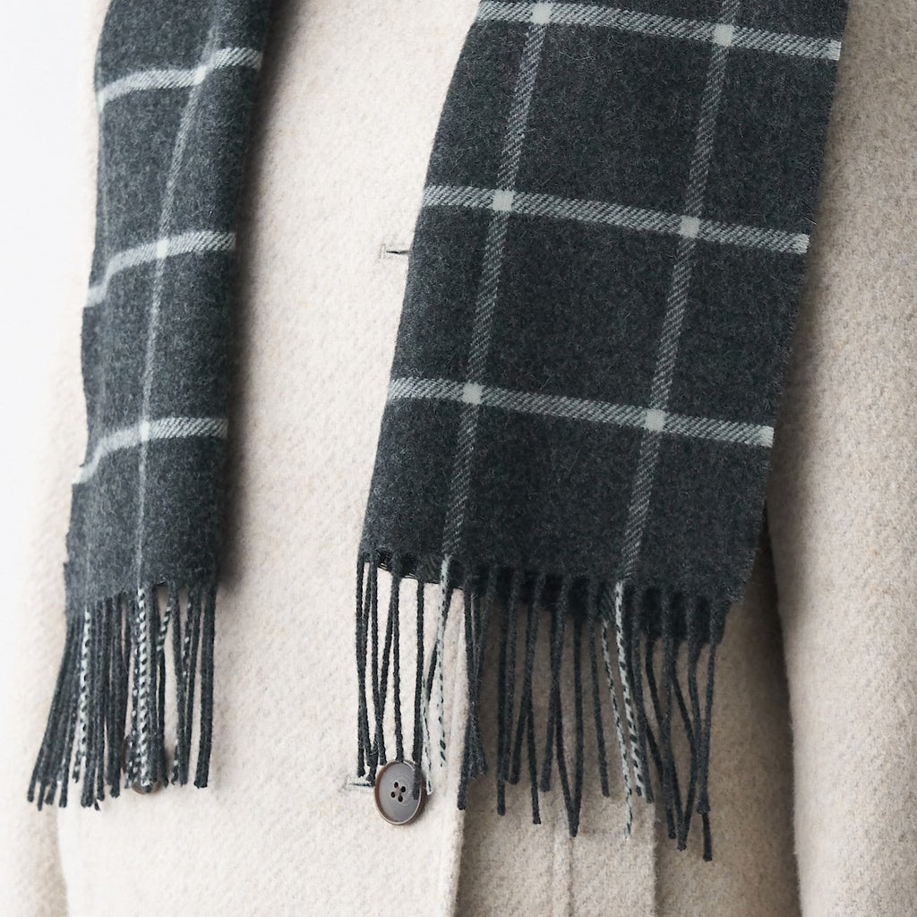 Wool Woven Scarf - Pattern 30x180cm