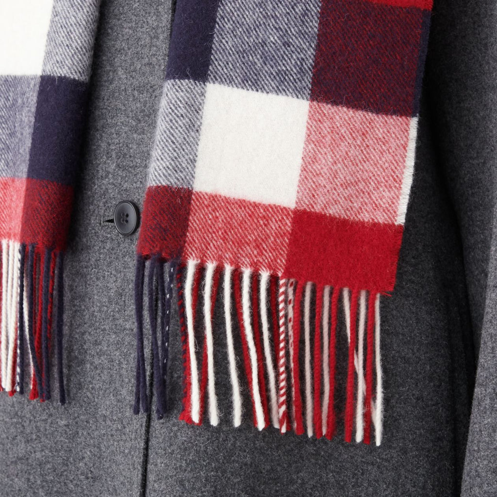 Wool Woven Scarf - Pattern 30x180cm