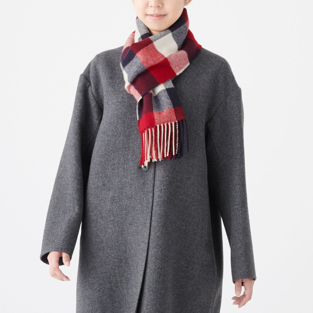 Wool Woven Scarf - Pattern 30x180cm