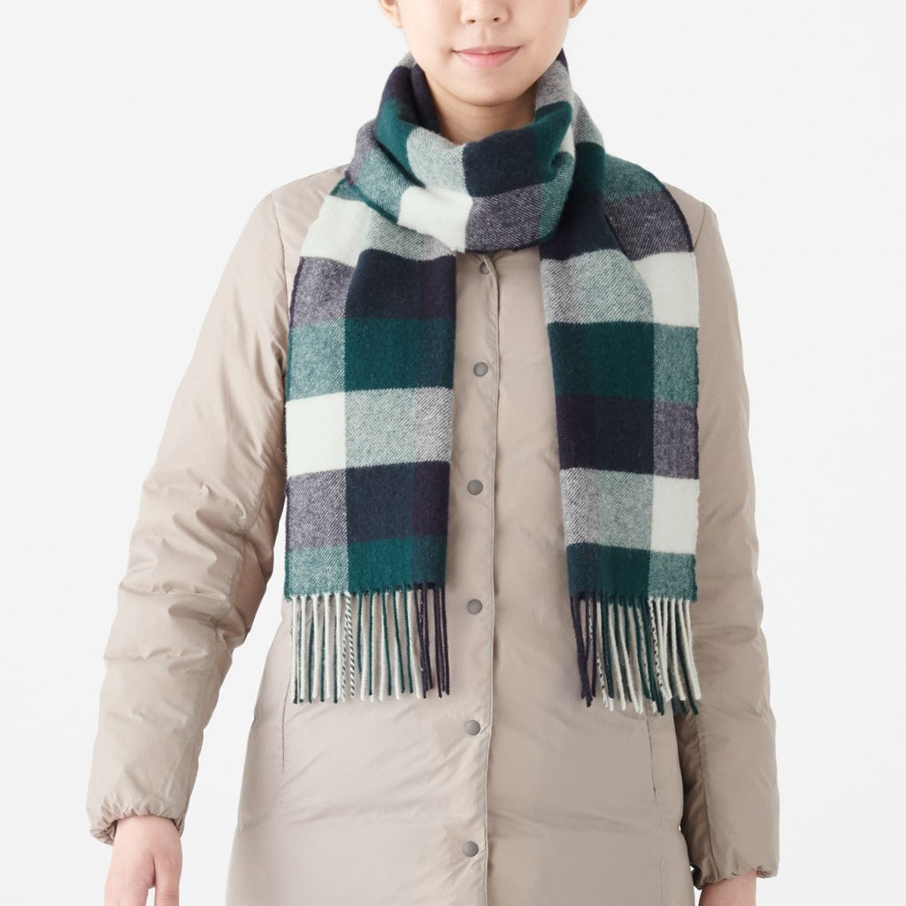 Wool Woven Scarf - Pattern 30x180cm