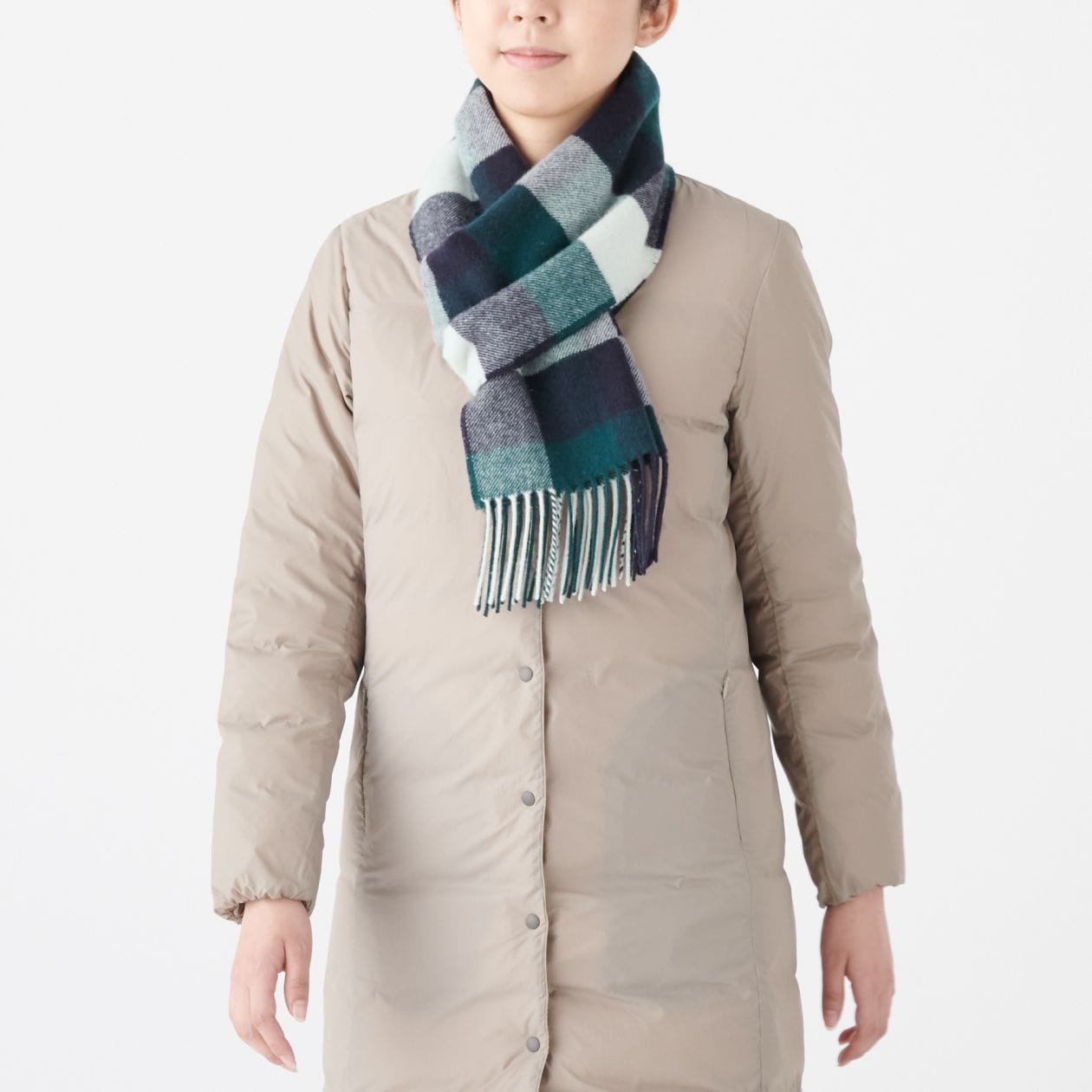 Wool Woven Scarf - Pattern 30x180cm