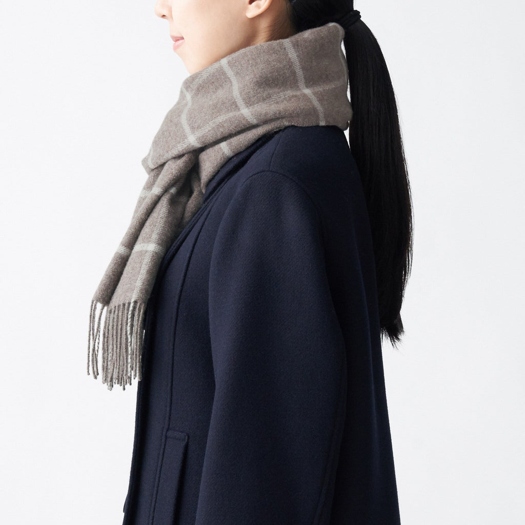 Wool Woven Scarf - Pattern 30x180cm