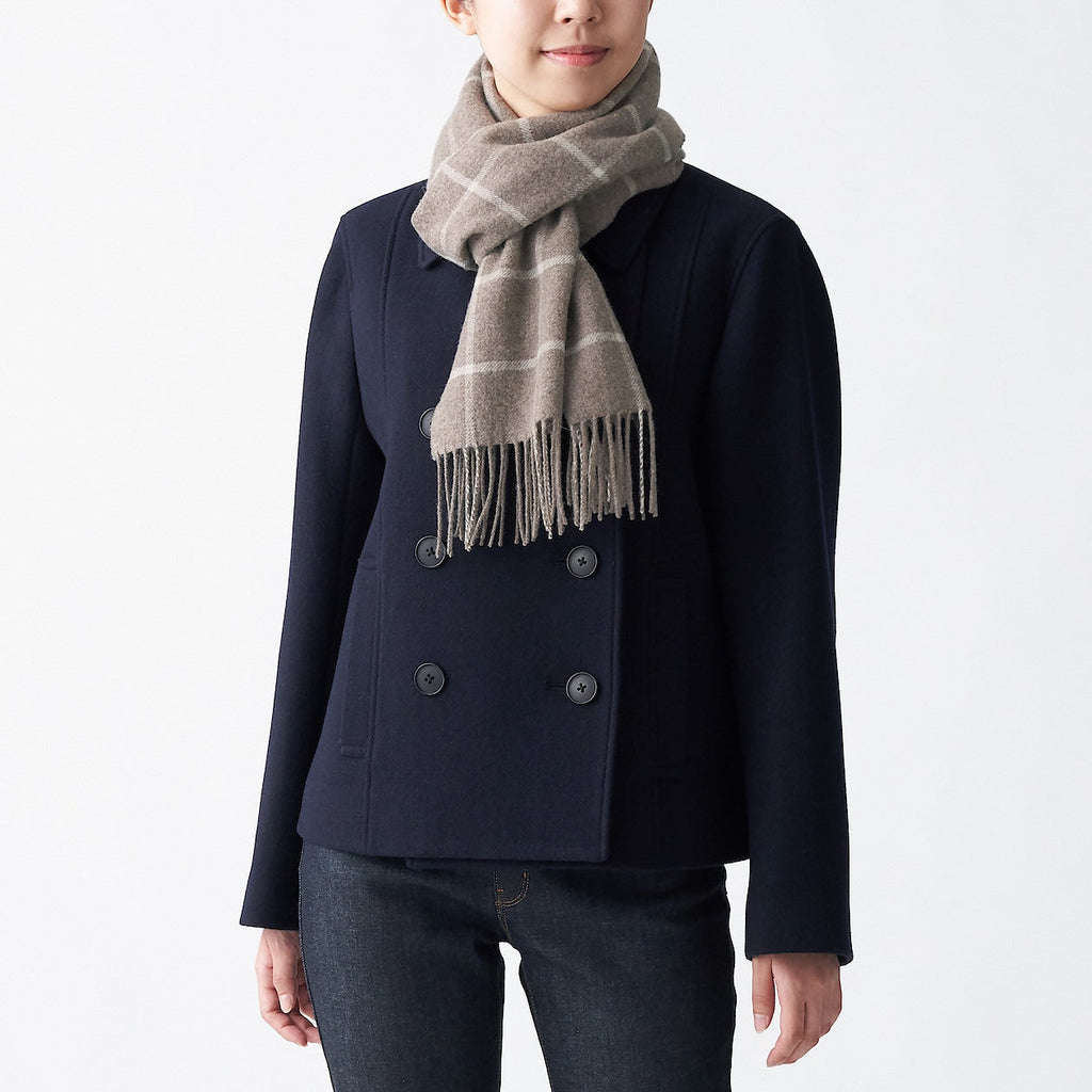 Wool Woven Scarf - Pattern 30x180cm