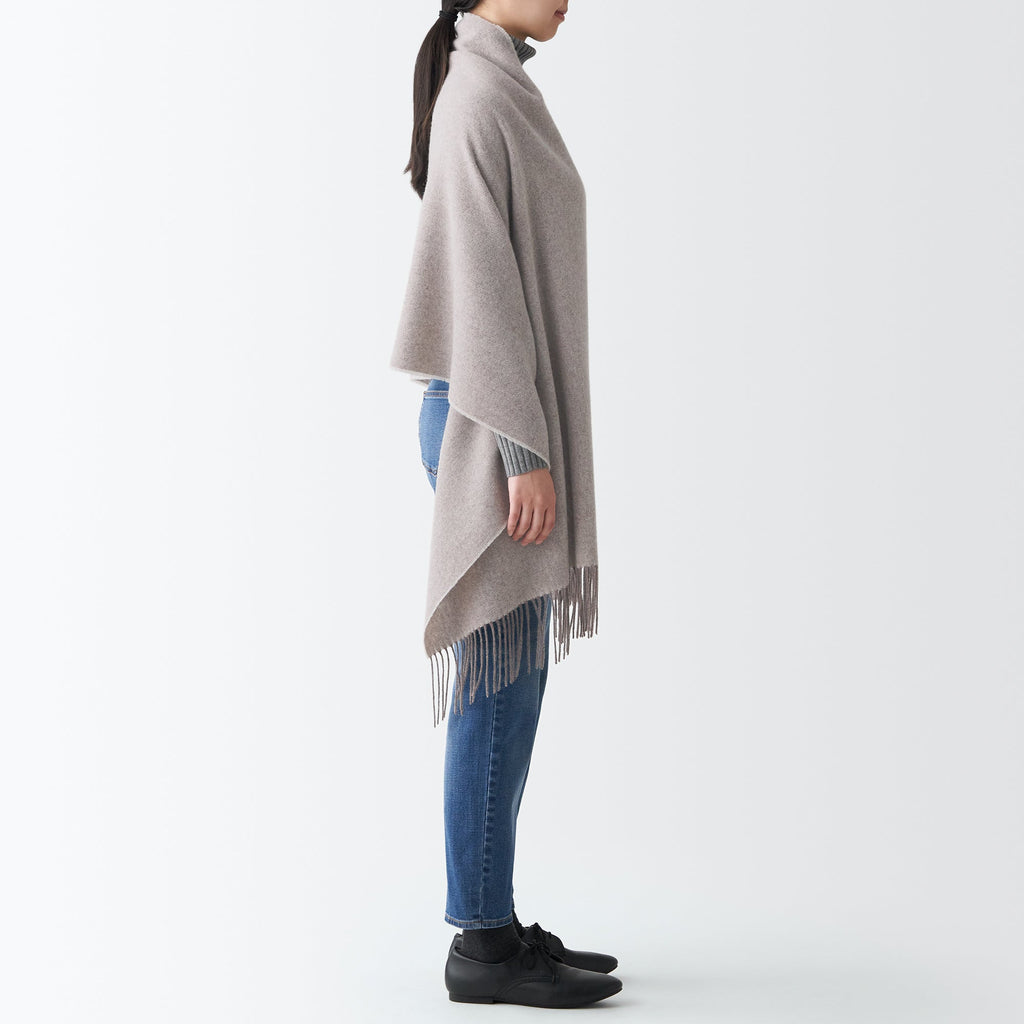 Wool Woven 2 Way Large Stole 60x200cm