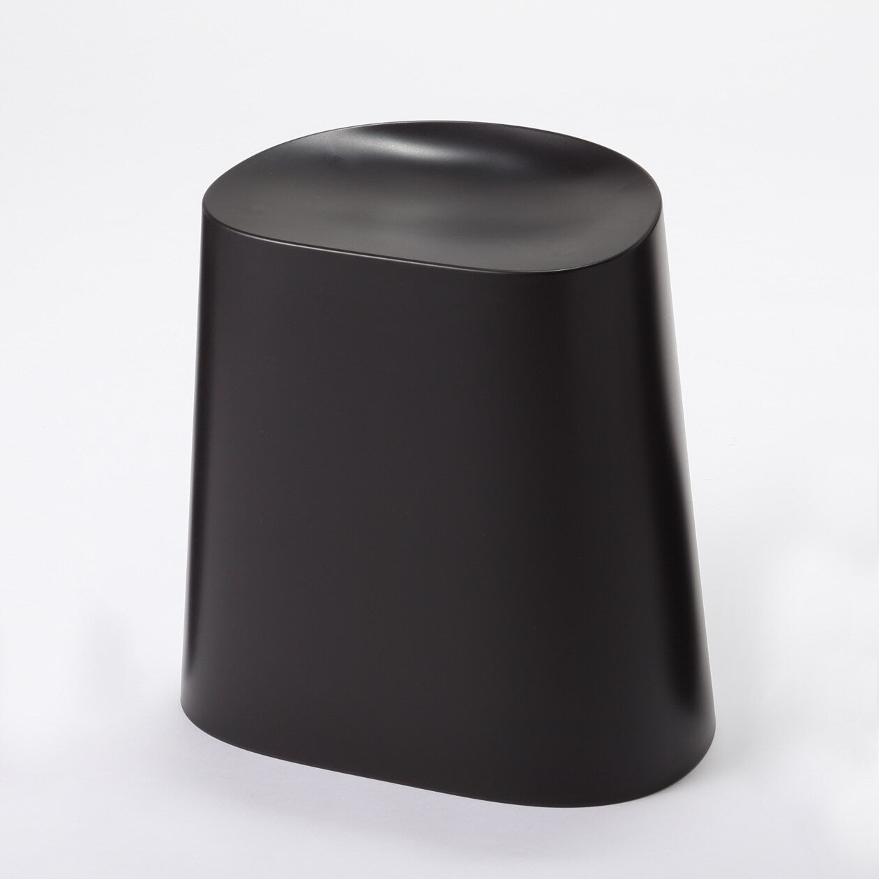 Polypropylene Stackable Stool Dark Gray