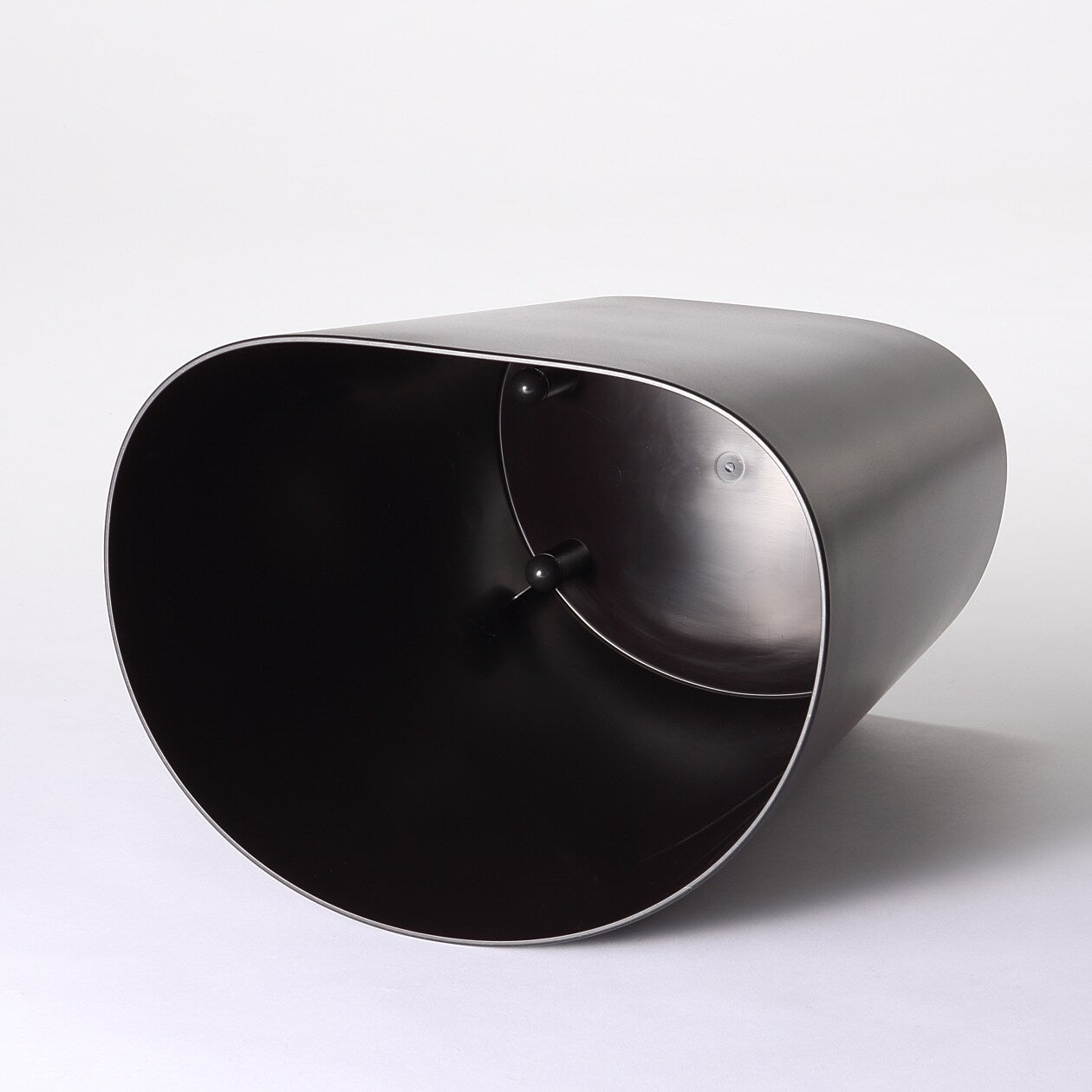 Polypropylene Stackable Stool Dark Gray
