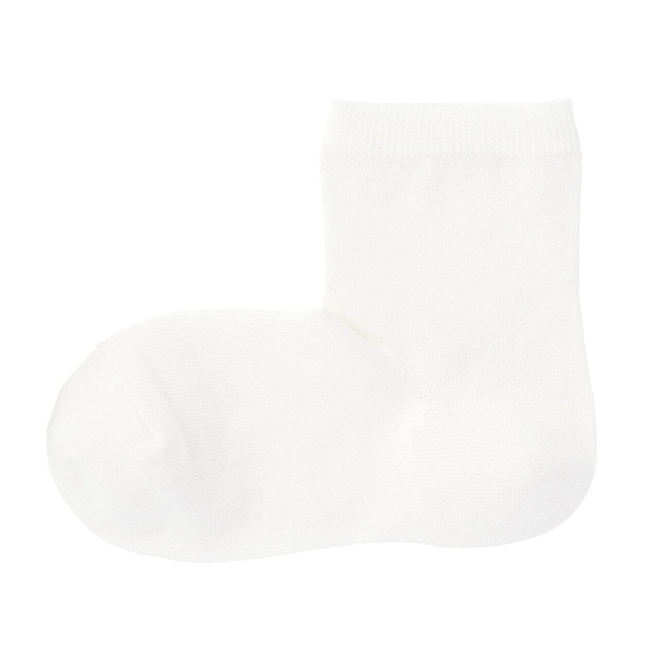 Organic Cotton Right Angle No Elastic Short Socks