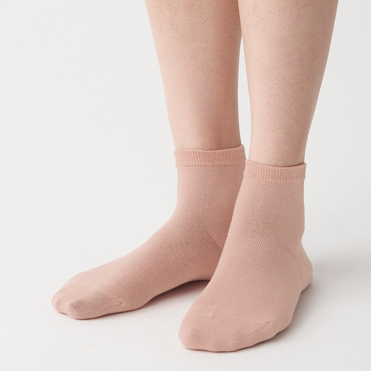 Organic Cotton Right Angle No Elastic Short Socks