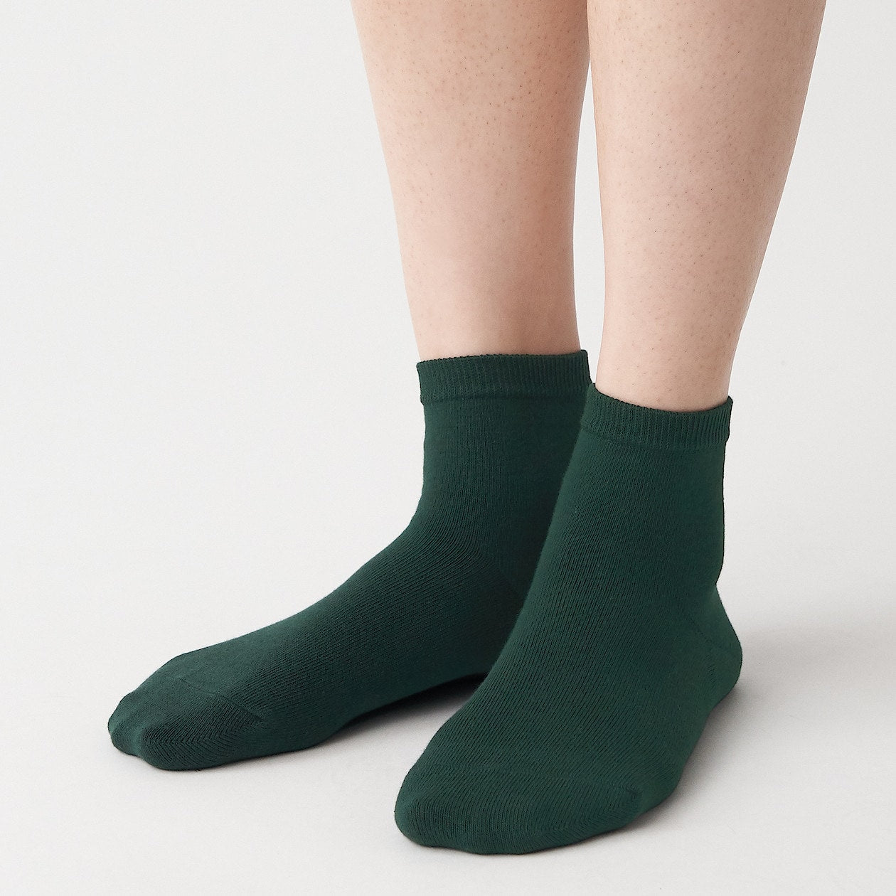 Organic Cotton Right Angle No Elastic Short Socks