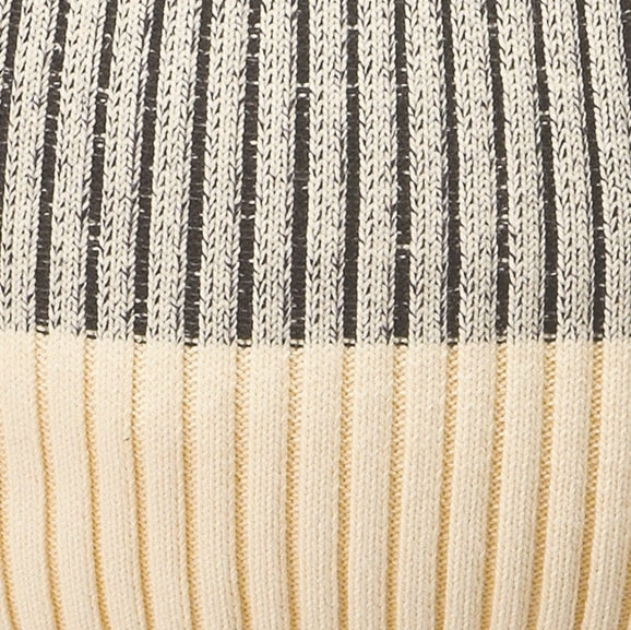 ID脡E PUUF Cover - White x Black Cushion Sold Separately