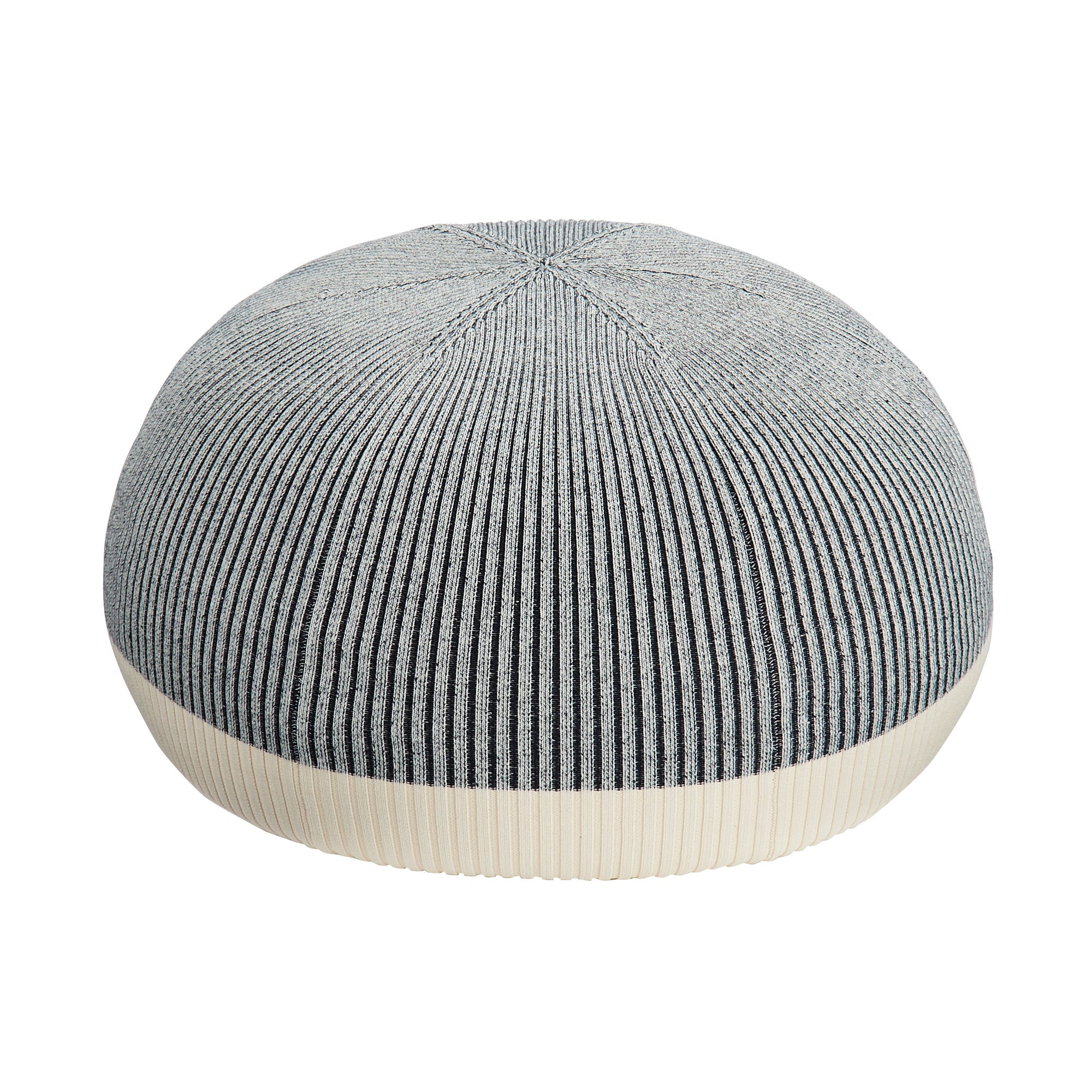 ID脡E PUUF Cover - White x Black Cushion Sold Separately
