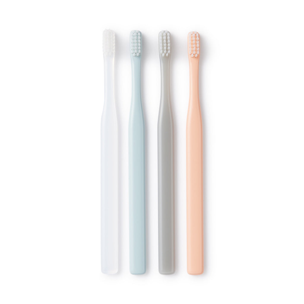 Polypropylene Fine Bristled Toothbrush 4 Color Set