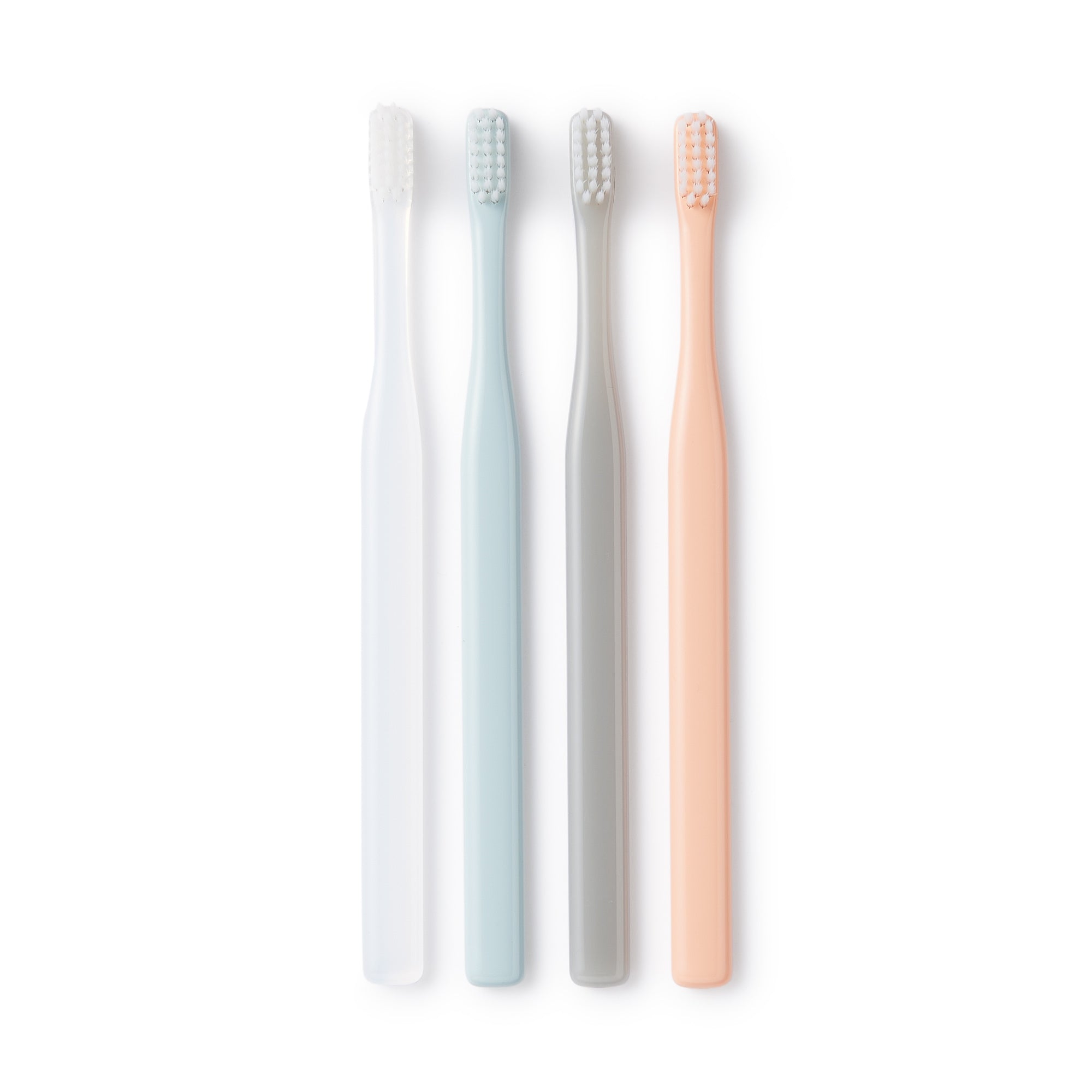 Polypropylene Fine Bristled Toothbrush 4 Color Set