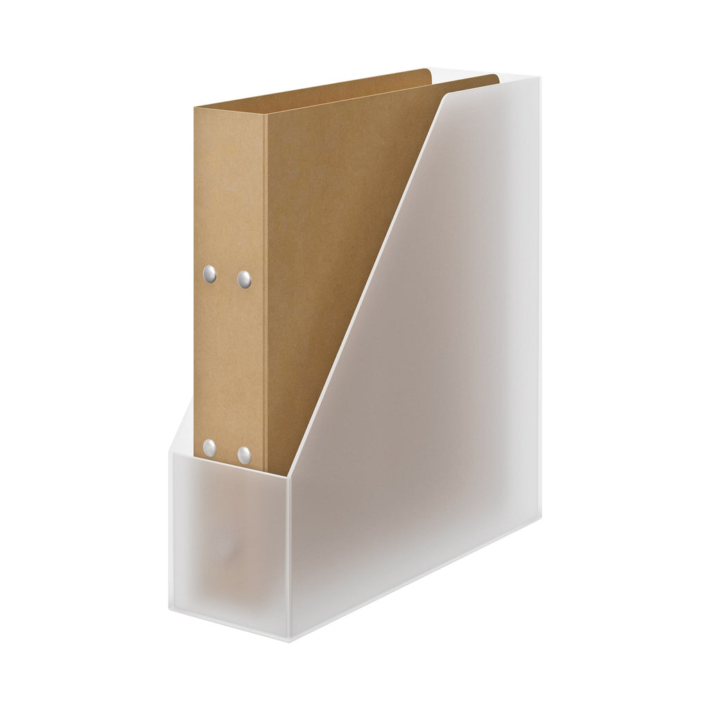 Polypropylene Magazine File Holder - Clear