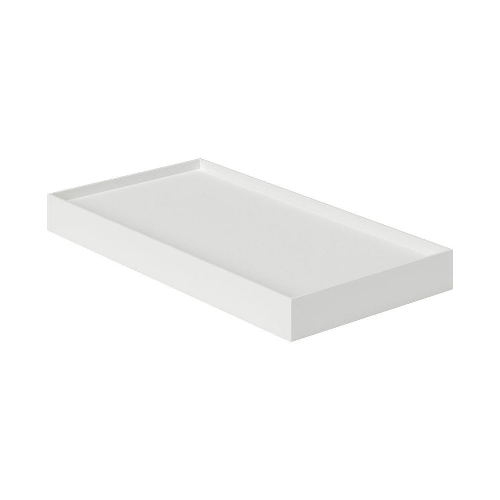 Polypropylene File Box Lid - A4 Wide - White Grey