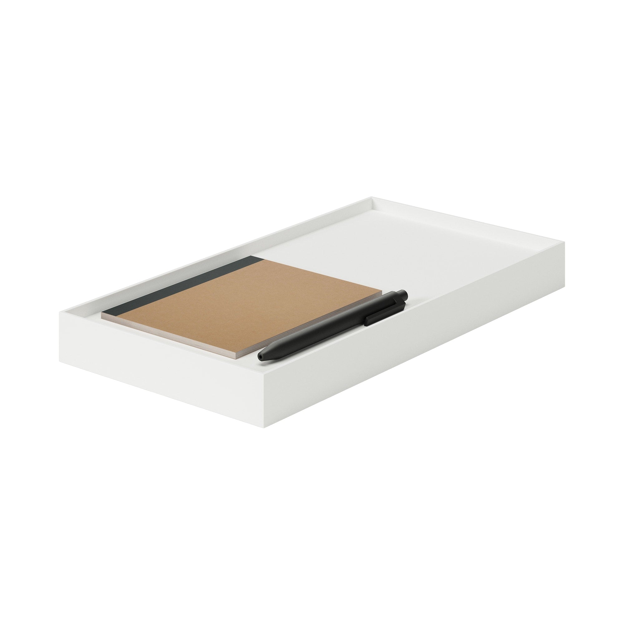 Polypropylene File Box Lid - A4 Wide - White Grey