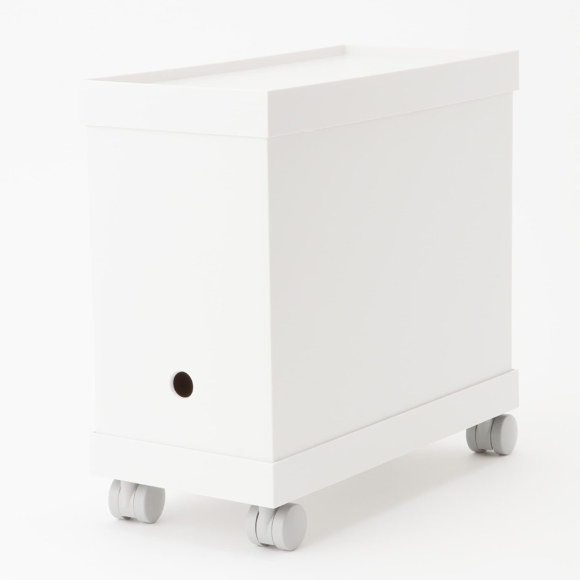 Polypropylene File Box Lid - A4 Wide - White Grey