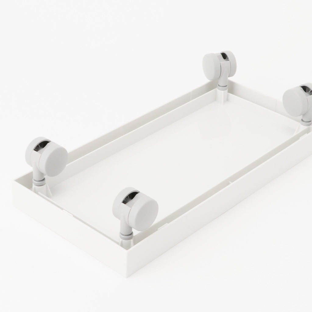 Polypropylene File Box Lid - A4 Wide - White Grey