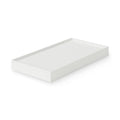 Polypropylene File Box Lid - A4 Wide - White Grey