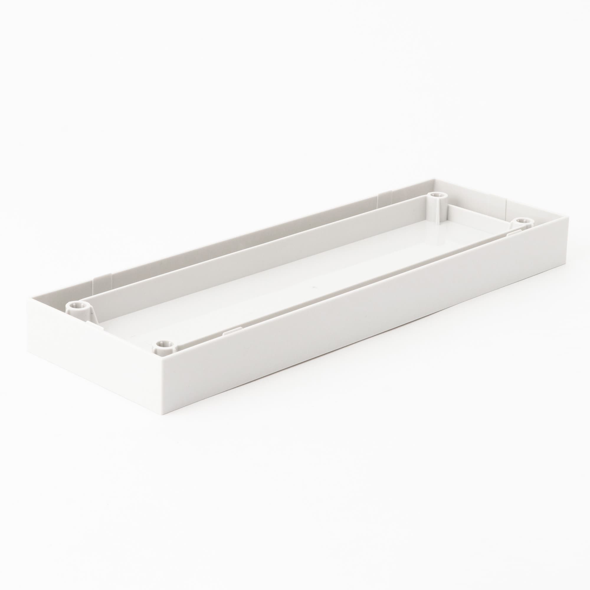 Polypropylene File Box Lid - A4 - White Grey