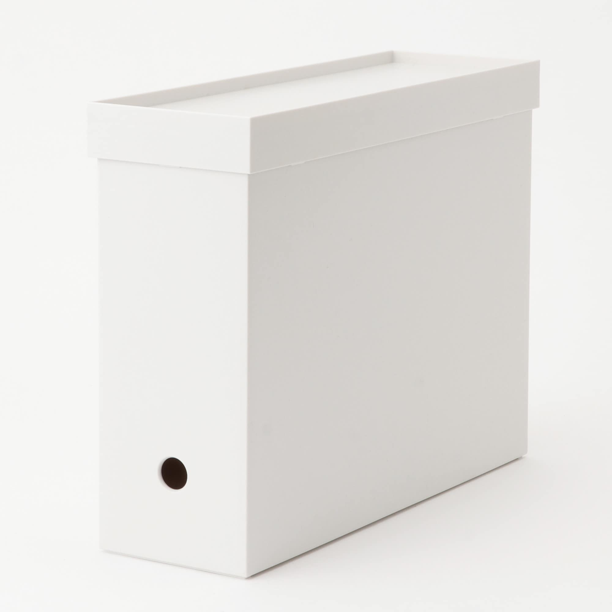 Polypropylene File Box Lid - A4 - White Grey