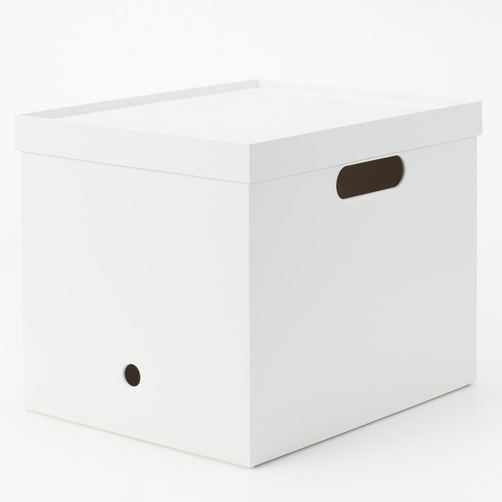 Polypropylene File Box - White Gray Width 9.8