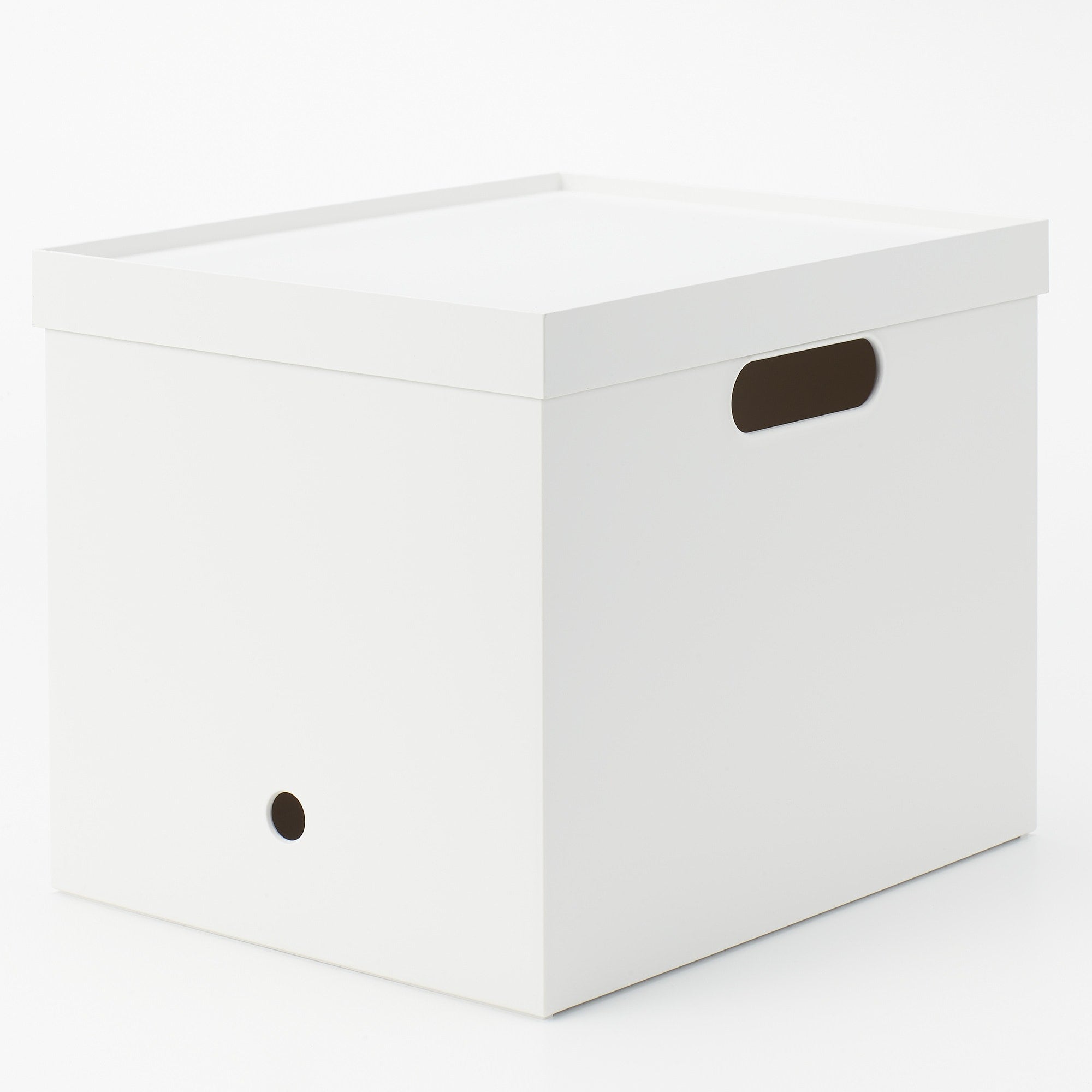 Polypropylene File Box - White Gray Width 9.8