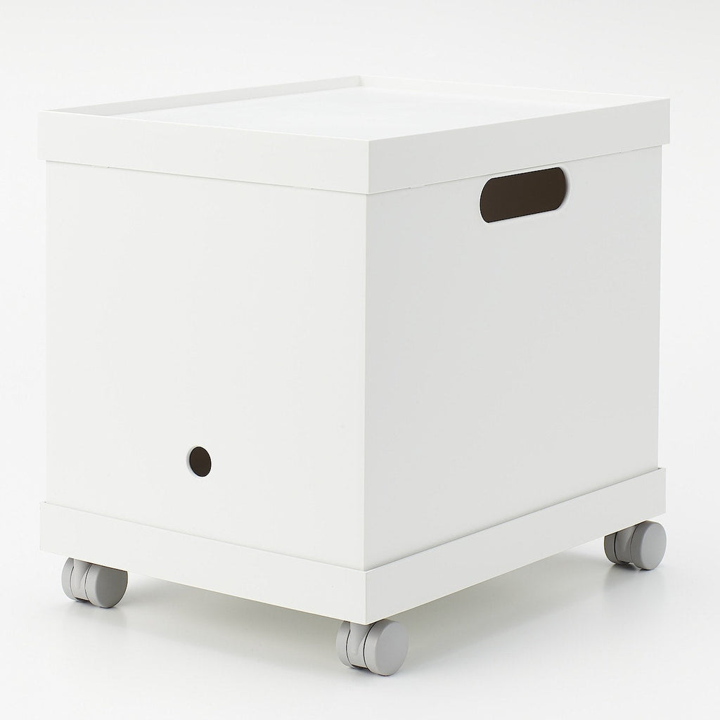 Polypropylene File Box - White Gray Width 9.8