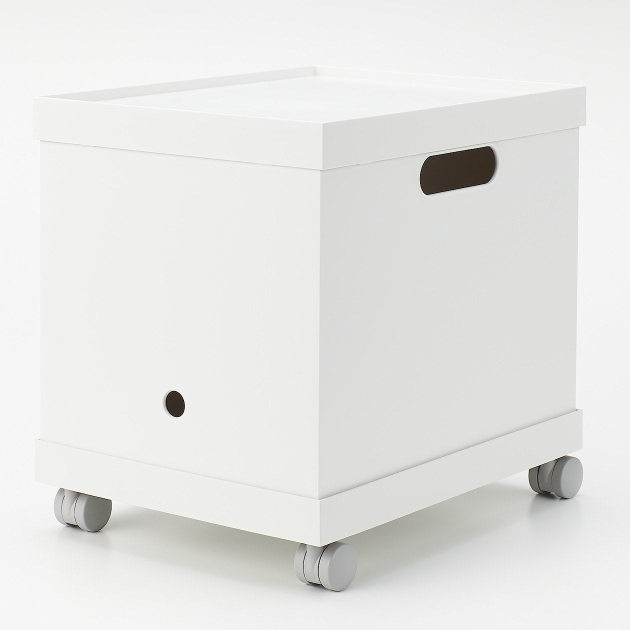 Polypropylene File Box - White Gray Width 9.8