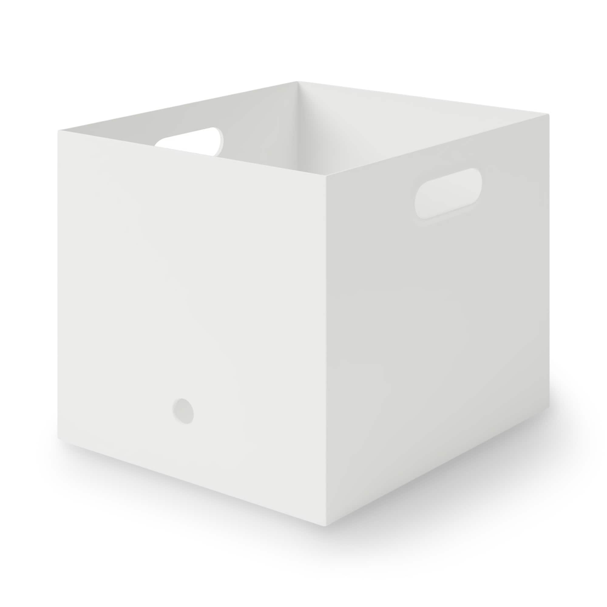Polypropylene File Box - White Gray Width 9.8