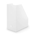 Polypropylene Magazine File Holder - Wide - Clear