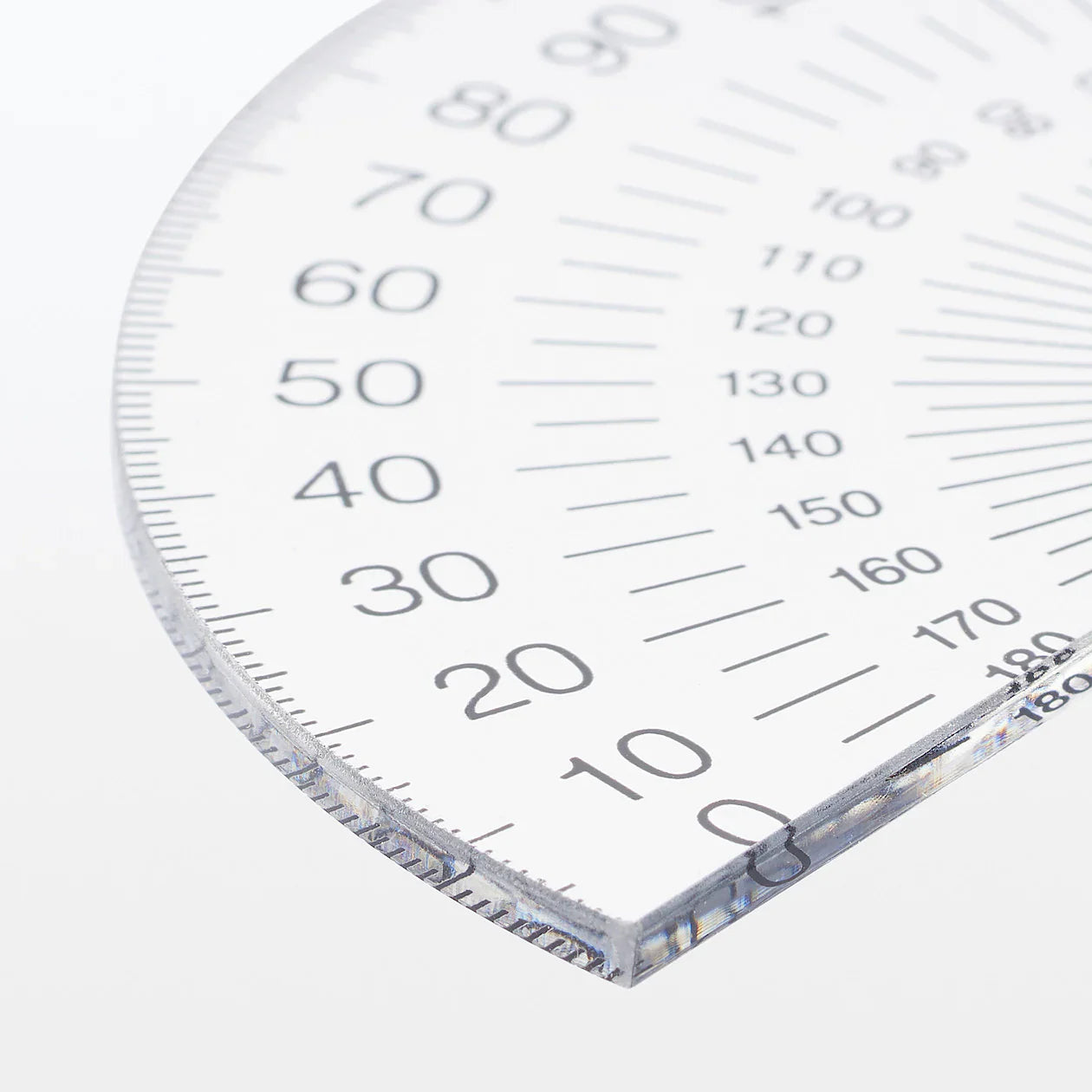 Acrylic Protractor Semi-Circle