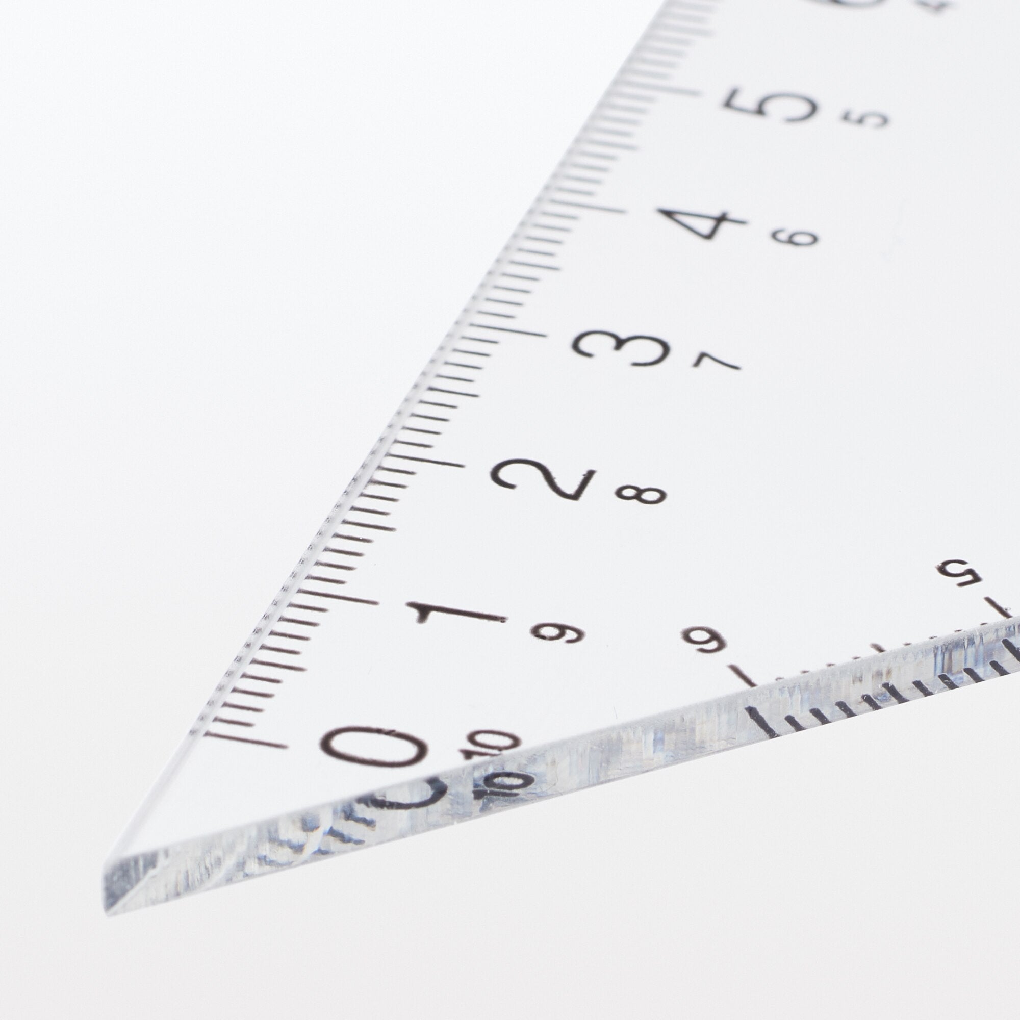 Acrylic Set Square - 45 Degrees