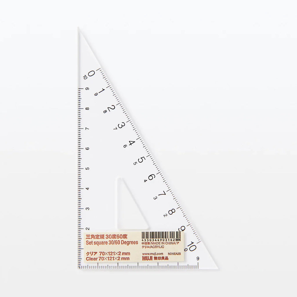 Acrylic Set Square - 30/60 Degrees