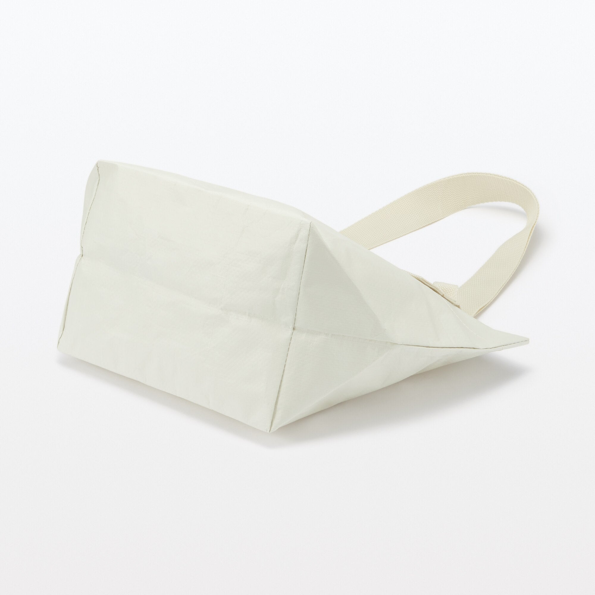 Polypropylene Sheet Mini Tote - Light Beige