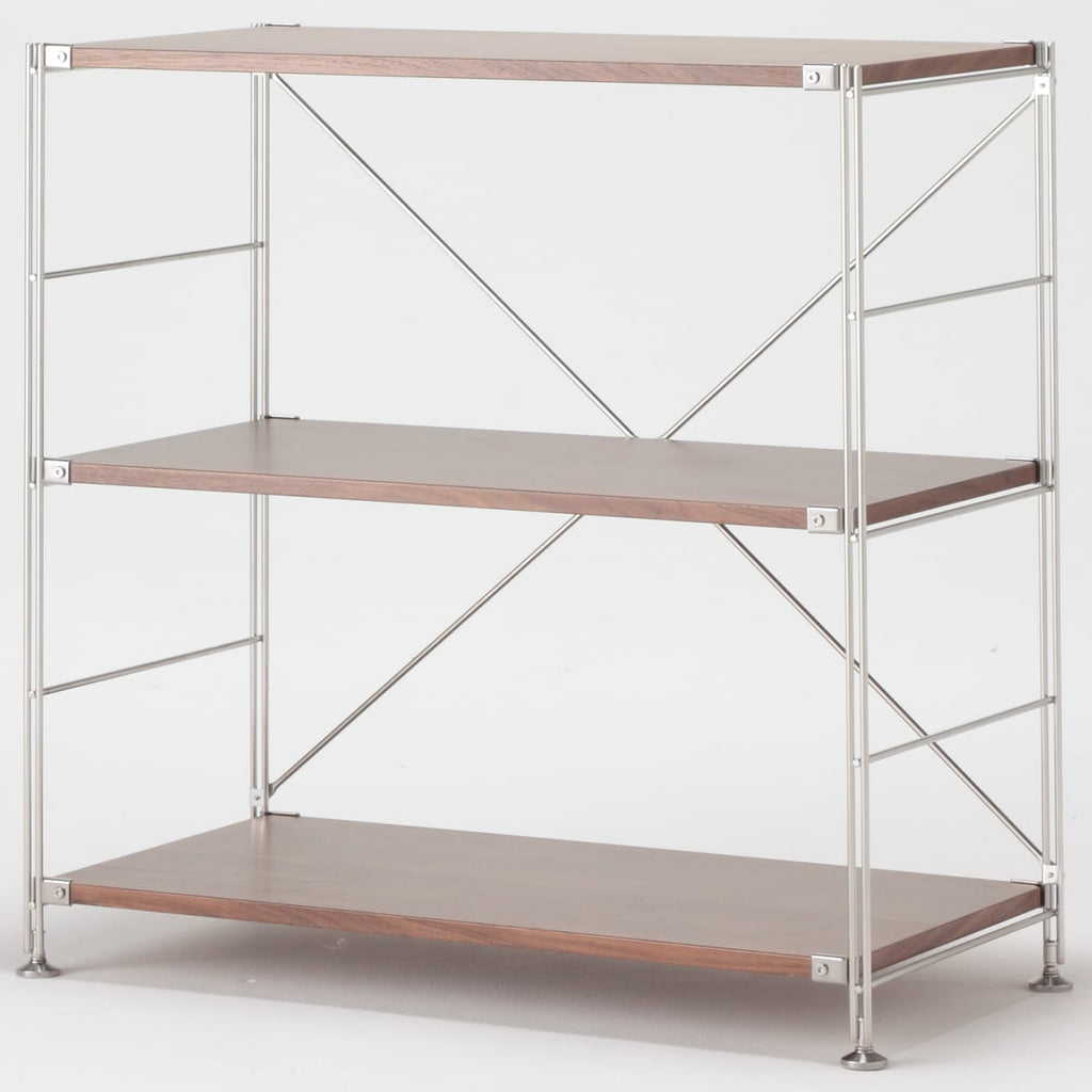SUS Shelving Unit - Walnut - Wide - Small