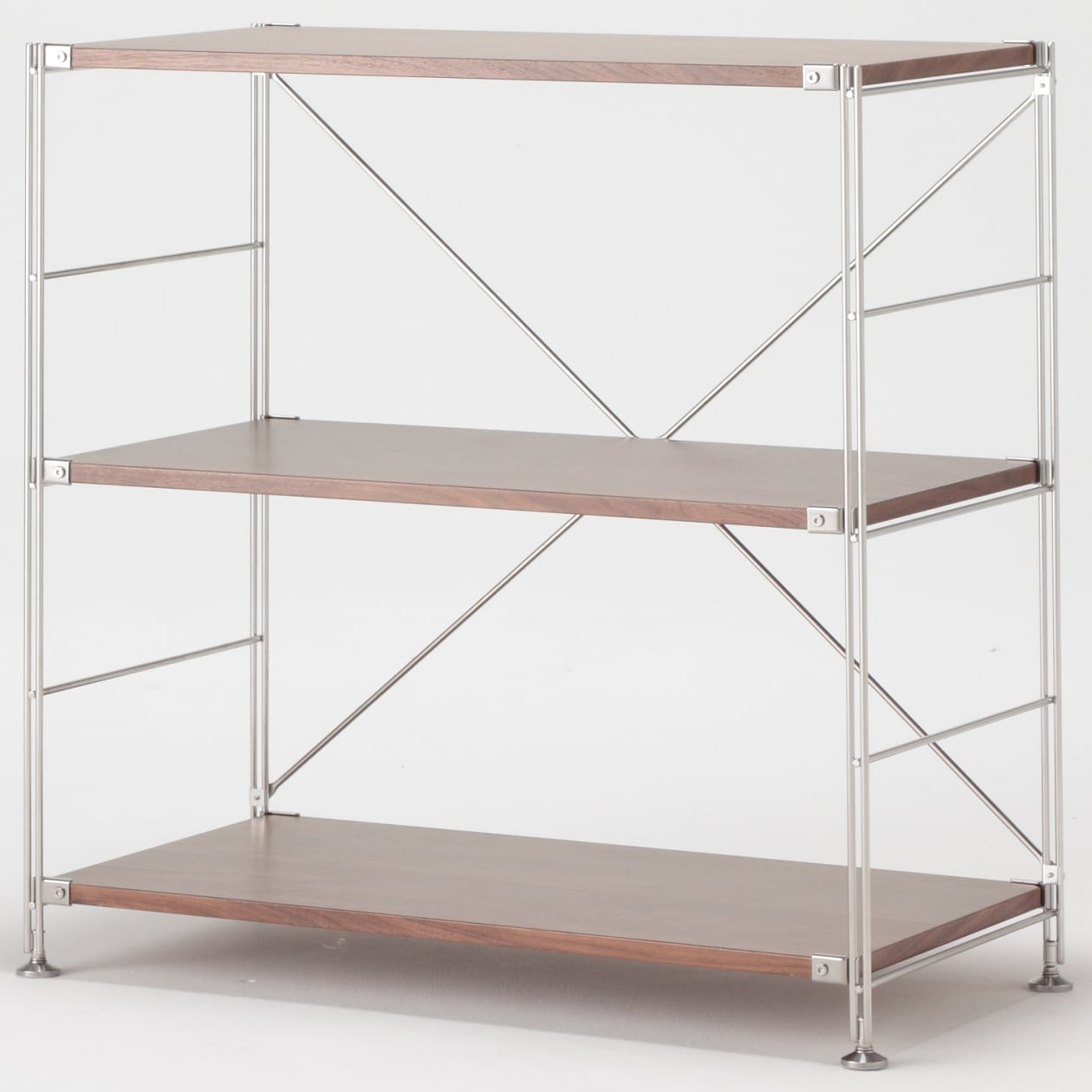 SUS Shelving Unit - Walnut - Wide - Small