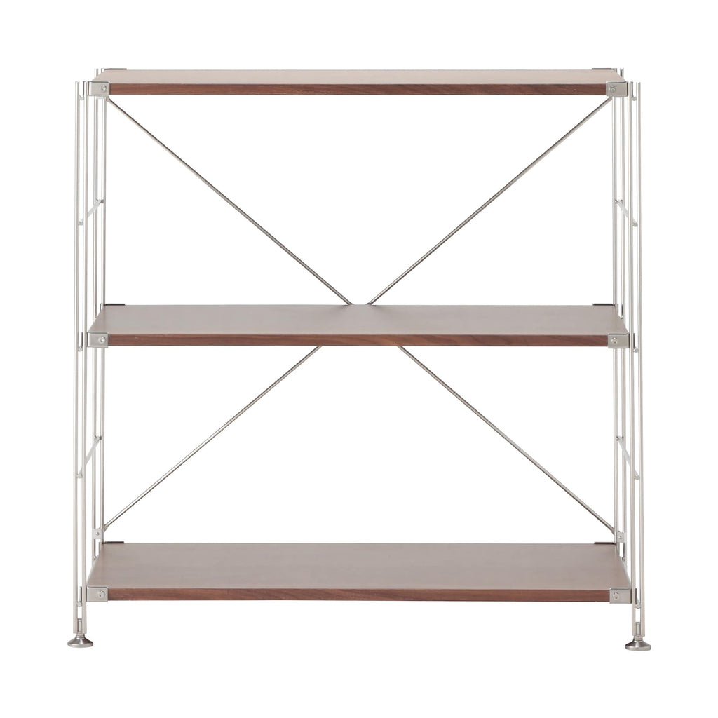 SUS Shelving Unit - Walnut - Wide - Small