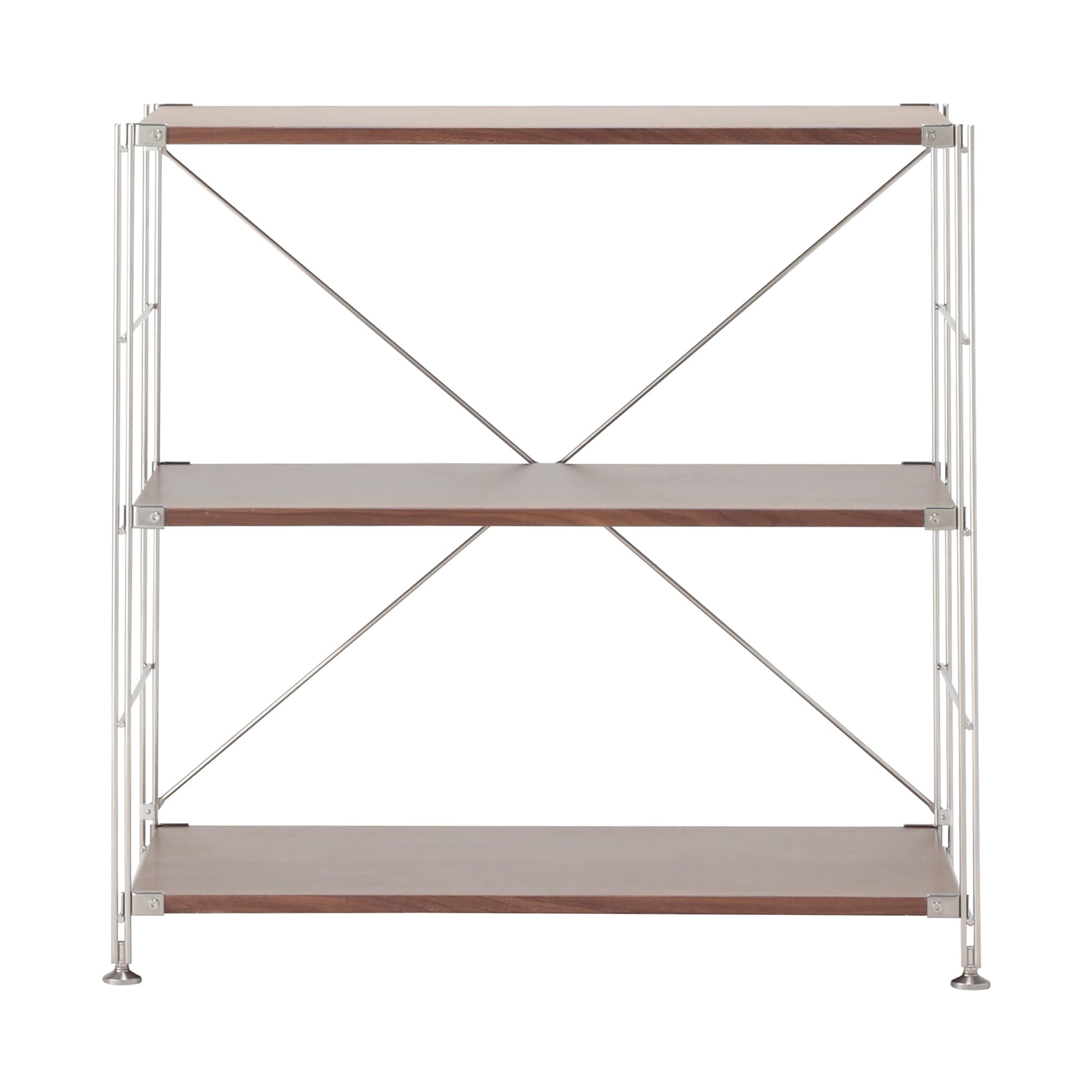 SUS Shelving Unit - Walnut - Wide - Small