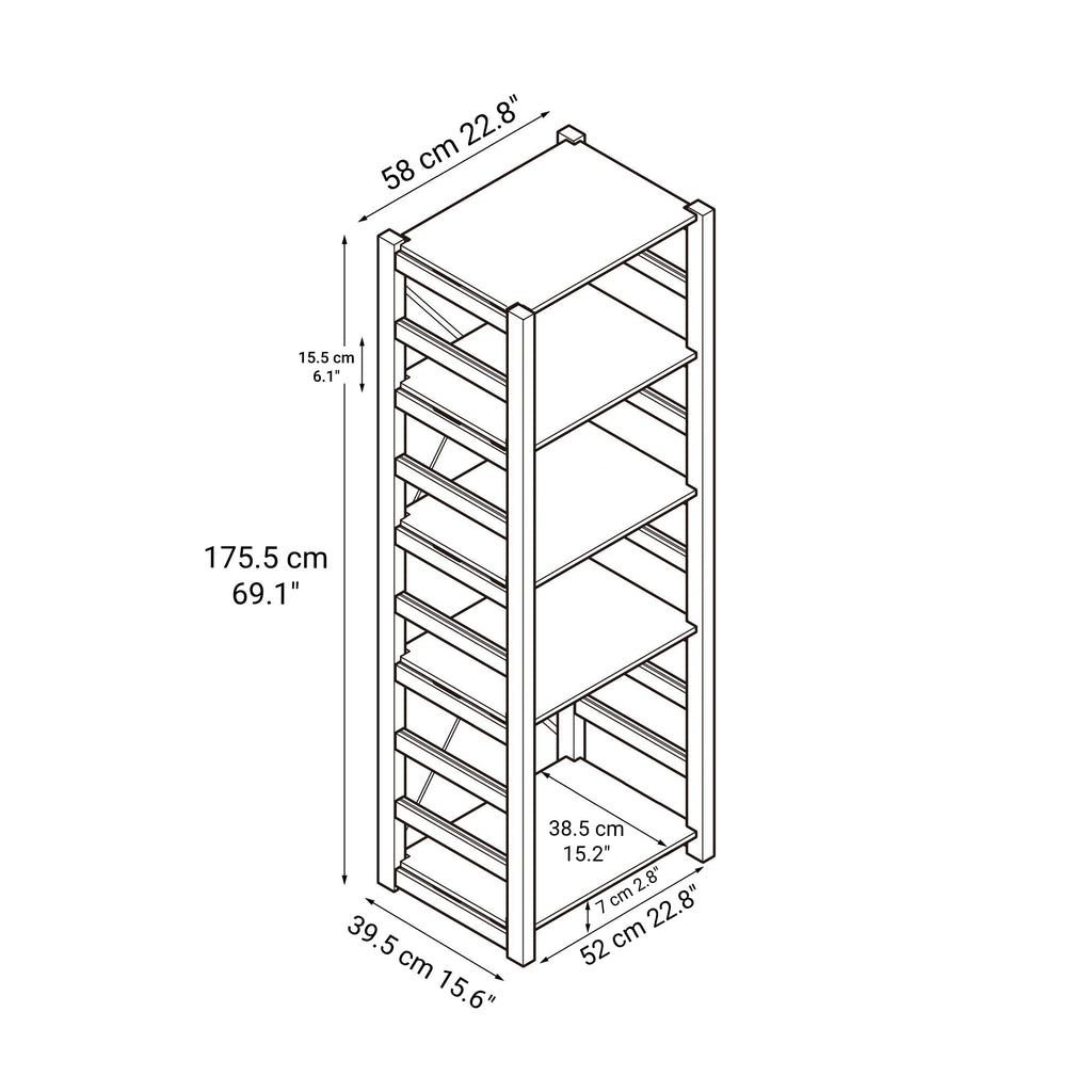 Pine Shelf Unit - Regular - Large