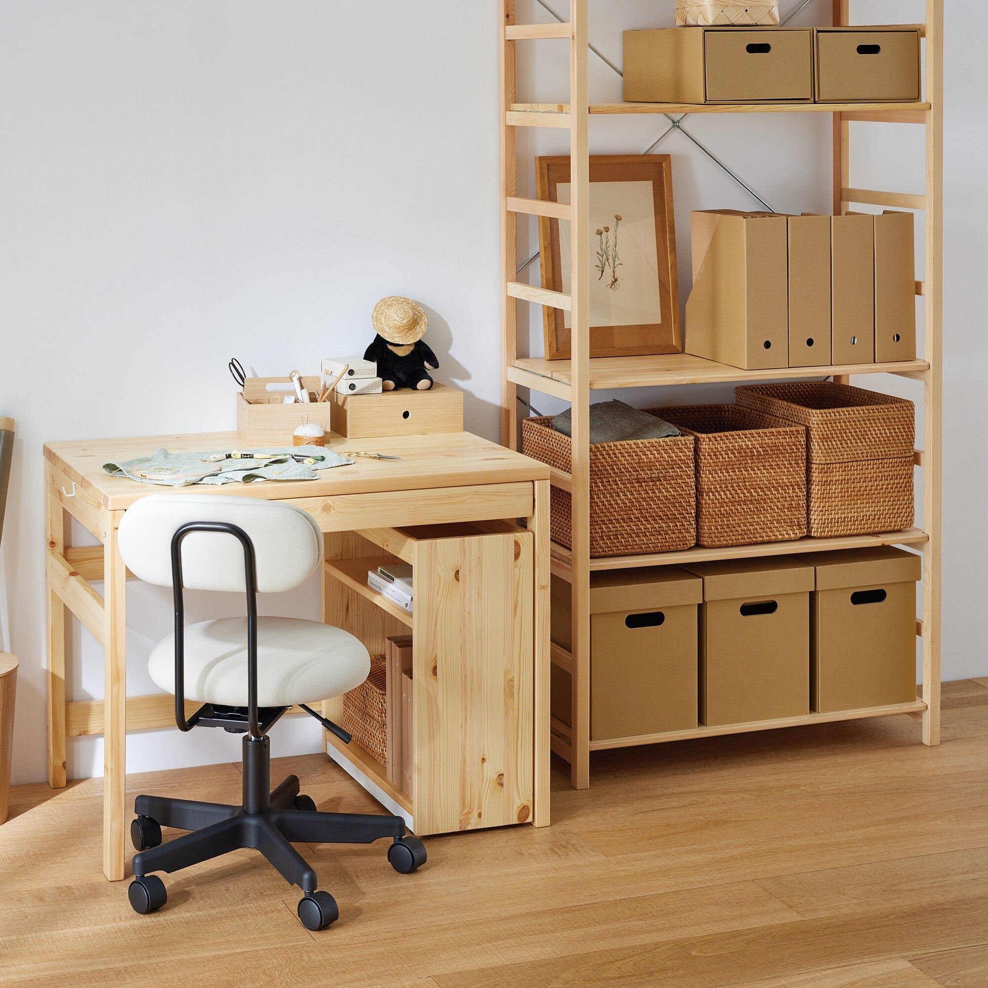 Pine Shelf Unit - Wide - Large