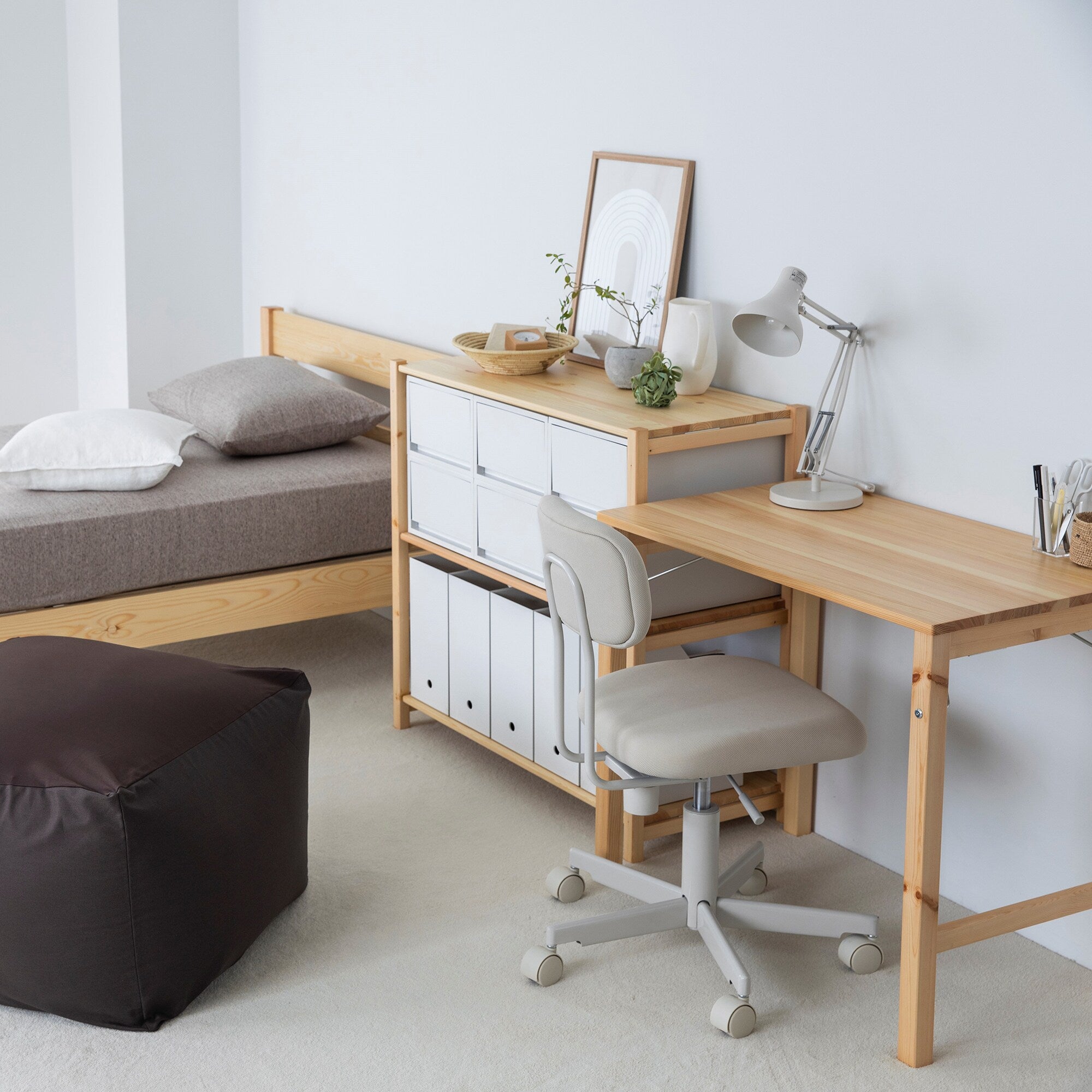 Pine Shelf Unit - Wide - Small