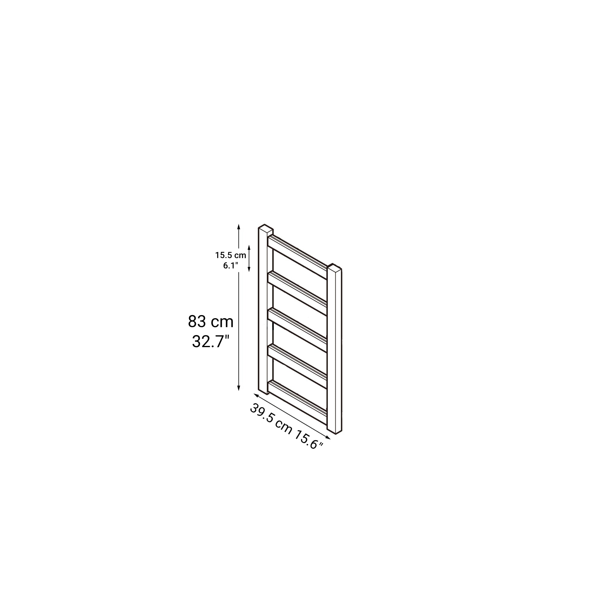 Pine Shelf Unit - Additional Frame - Small