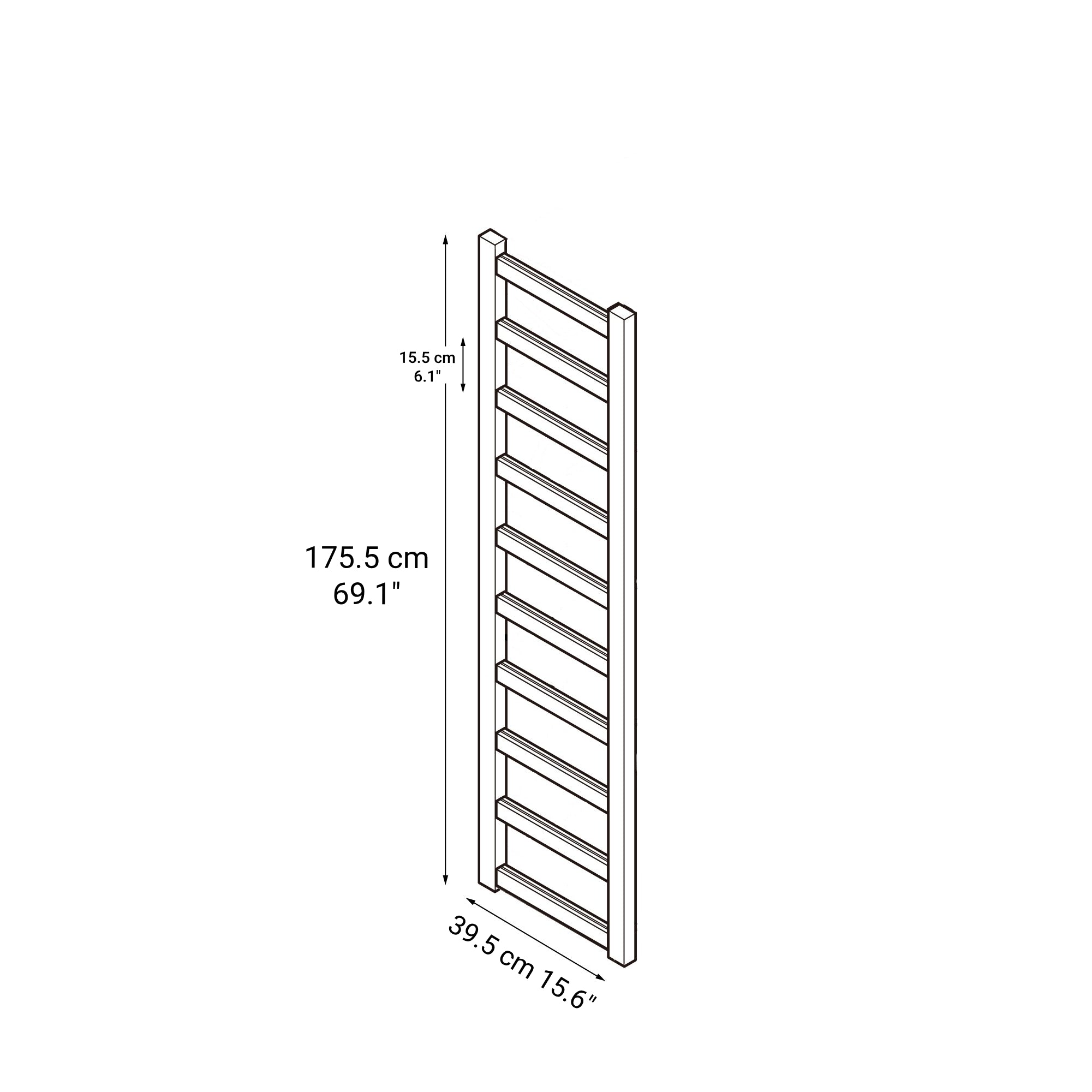 Pine Shelf Unit - Additional Frame - Large