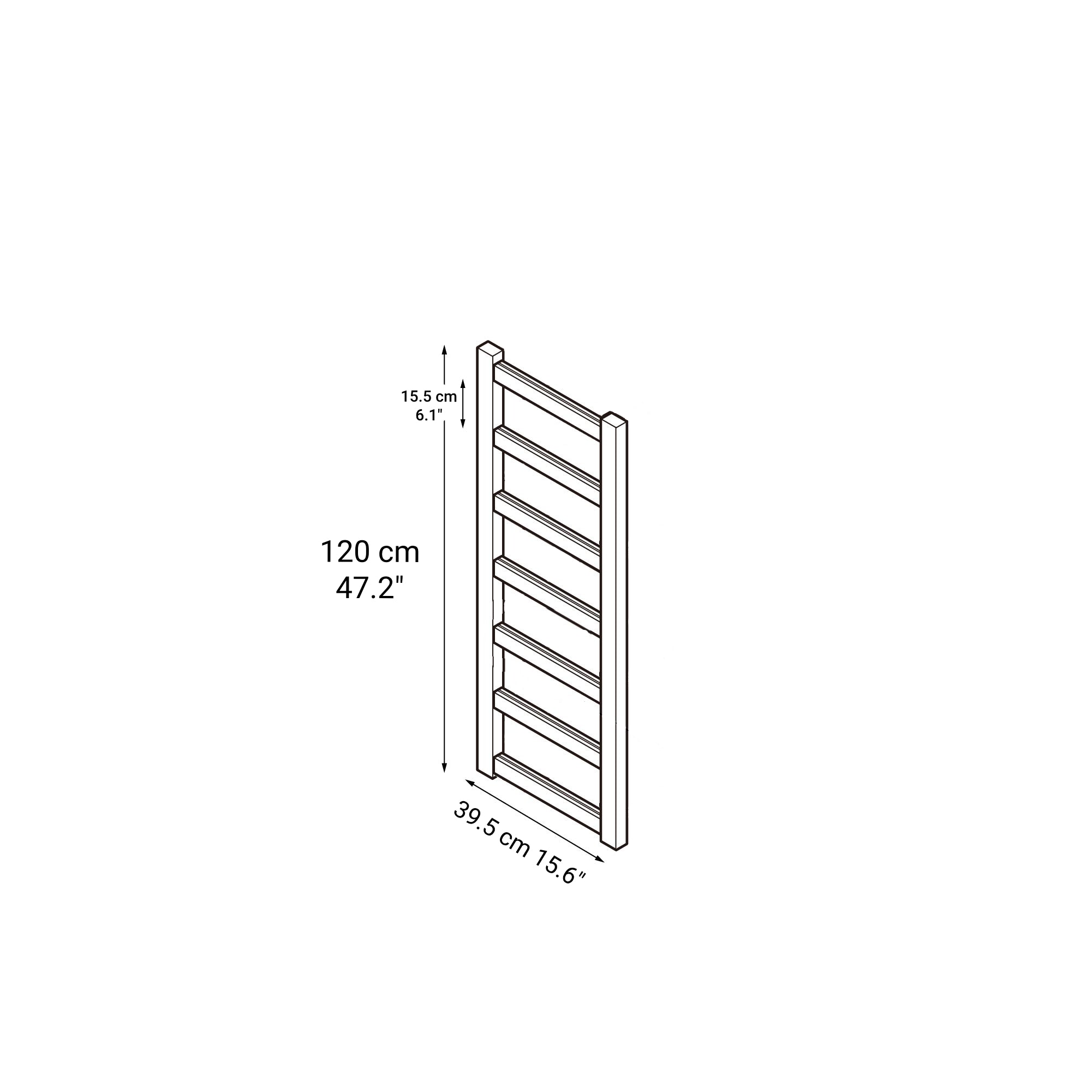 Pine Shelf Unit - Additional Frame - Medium