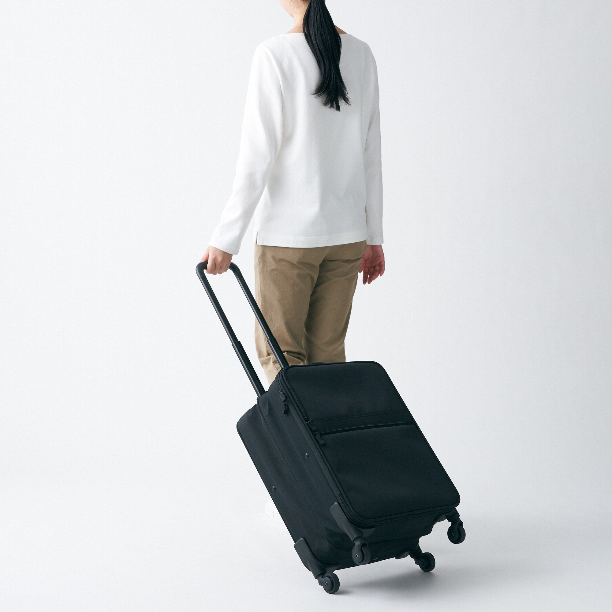 Easy To Store Soft Carry On Suitcase Small