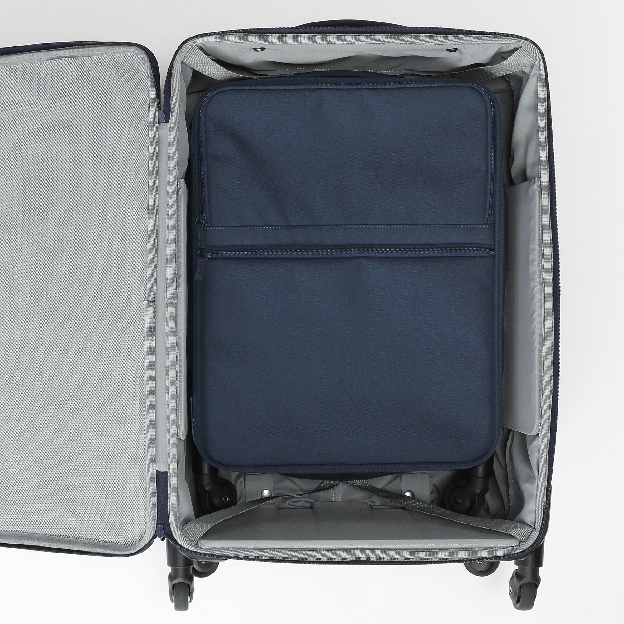 Easy To Store Soft Carry On Suitcase Small