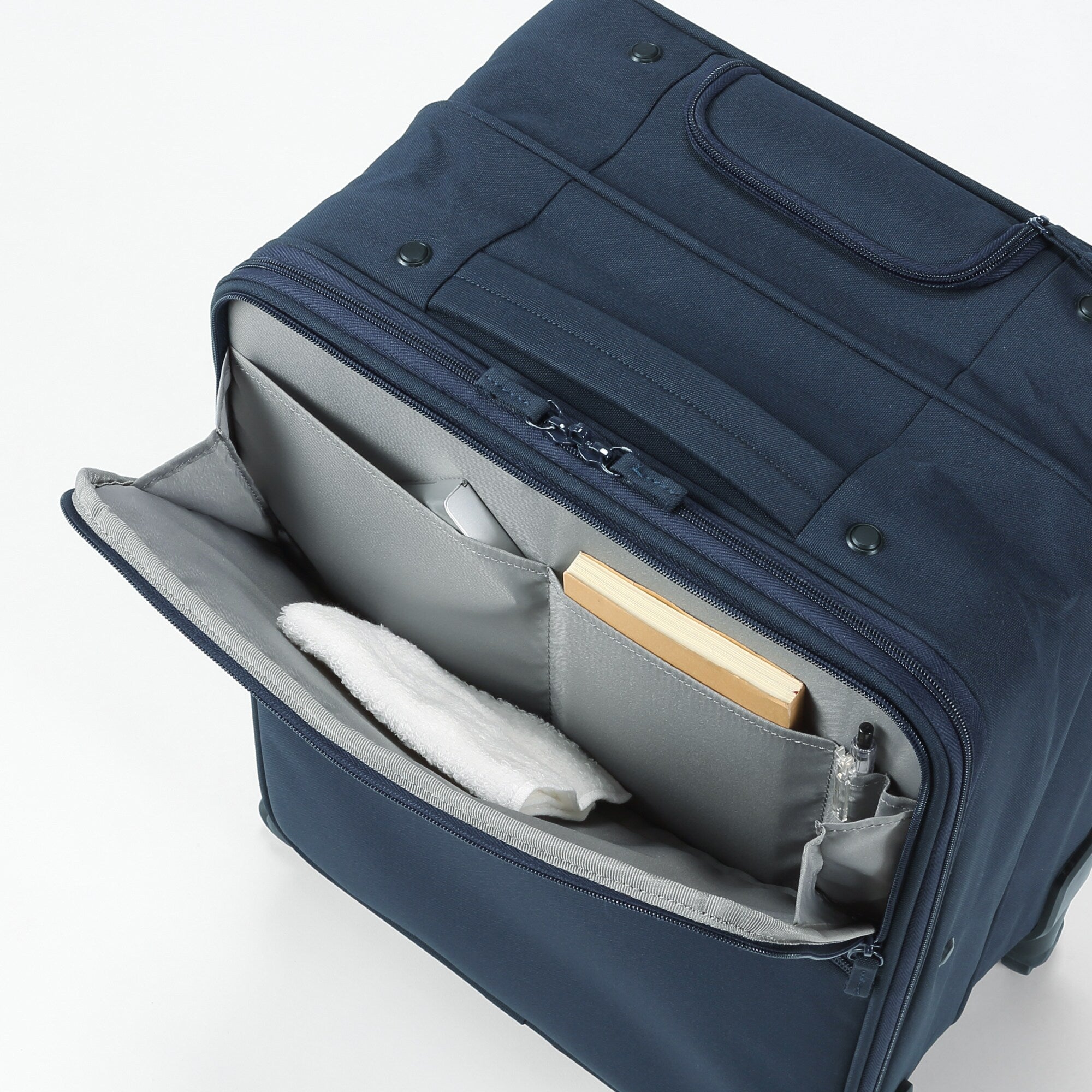 Easy To Store Soft Carry On Suitcase Small