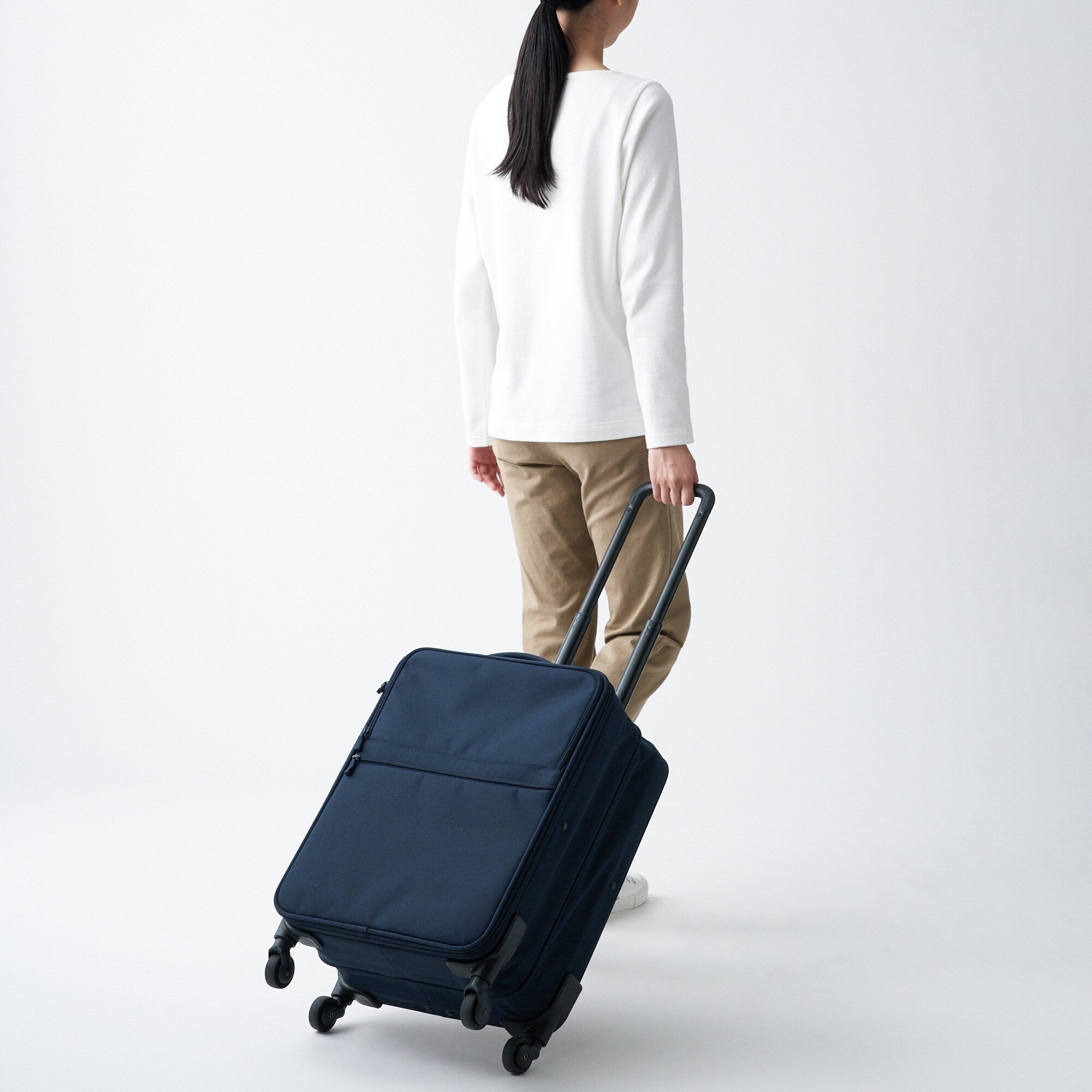 Easy To Store Soft Carry On Suitcase Small