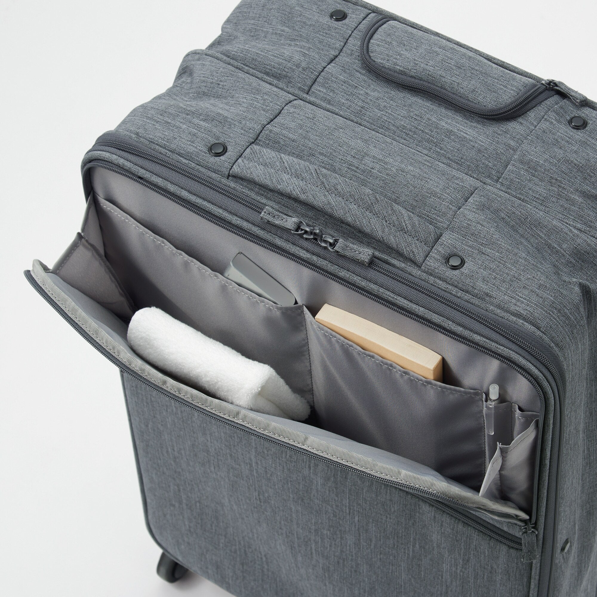 Easy To Store Soft Carry On Suitcase Small